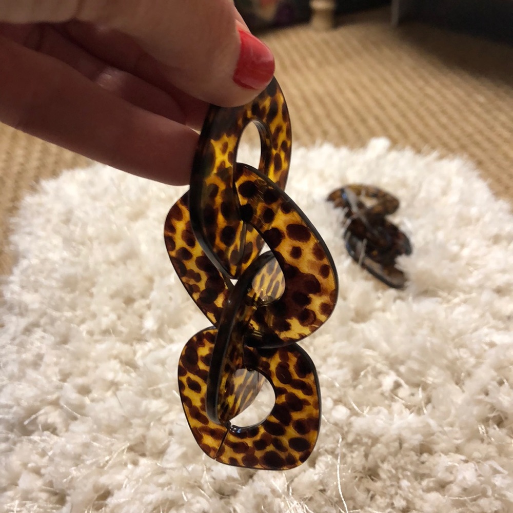 Statement Tortoise Earrings - image 2